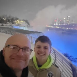 Niagara Falls lit up for Scouting’s Birthday